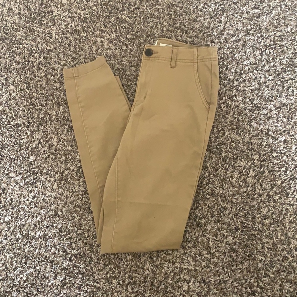Khaki Skinny Pants